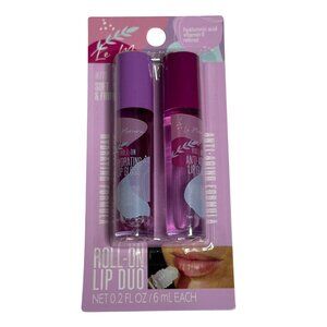 Le Mercerie Roll On Lip Duo Hydrating + Anti Aging Gloss Set